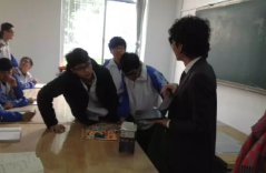 愛和外國語深江老師來訪十九中高考日語班